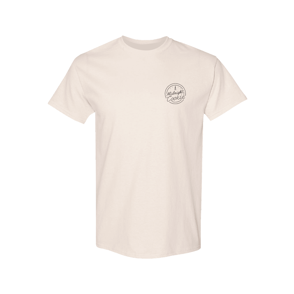 MIDNIGHT COOKIE NATURAL TEE FRONT (1)